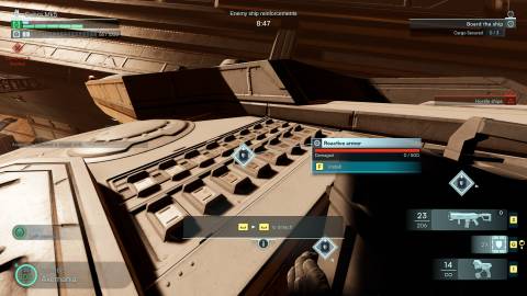 Jump Space Reactive Armor repair