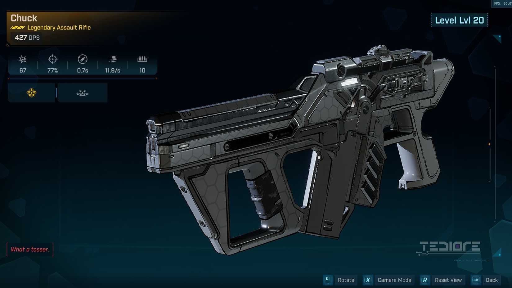 BL4 Tediore Chuck rifle