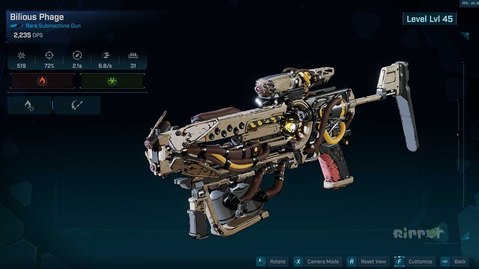 BL4 Ripper SMG