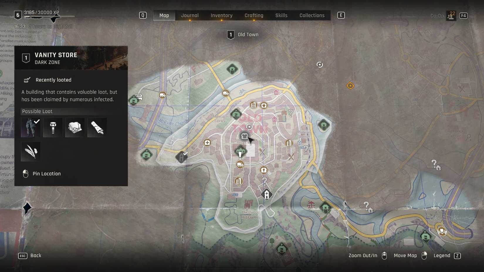 Dying Light: The Beast Scavenger Pants Map Location