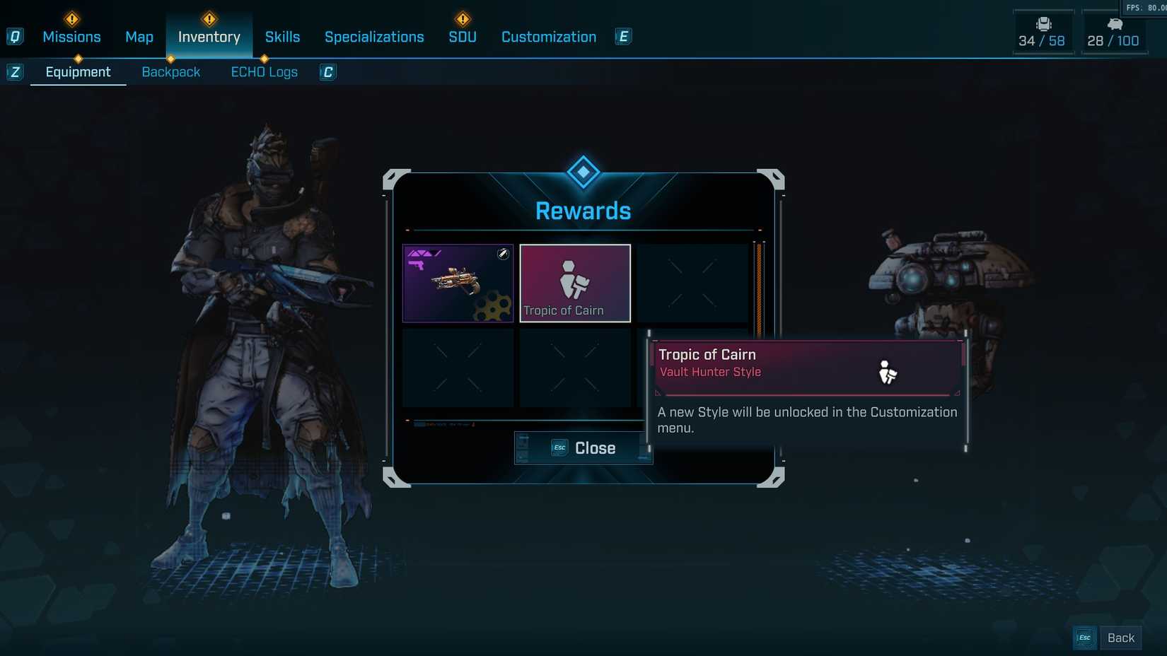 BL4 Meat is Murder rewards