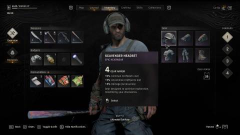 Dying Light: The Beast Scavenger Set bonus