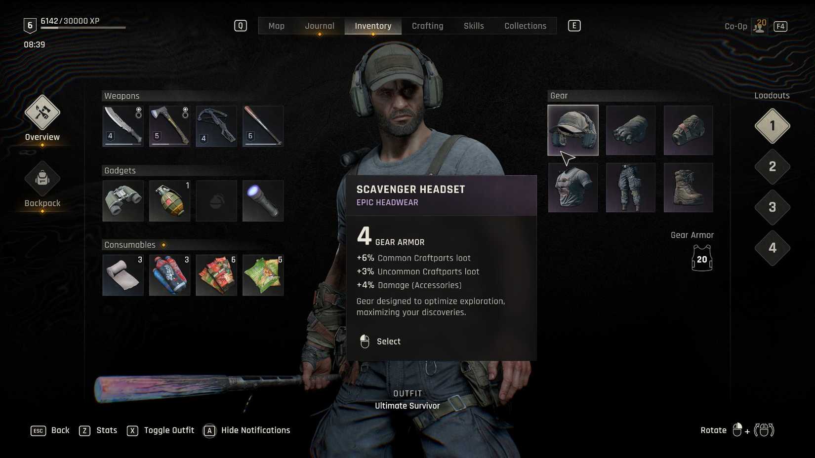 Dying Light: The Beast Scavenger Set bonus