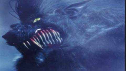 A cutscene in Altered Beast