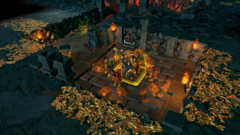 A gold mine in Dungeons 3