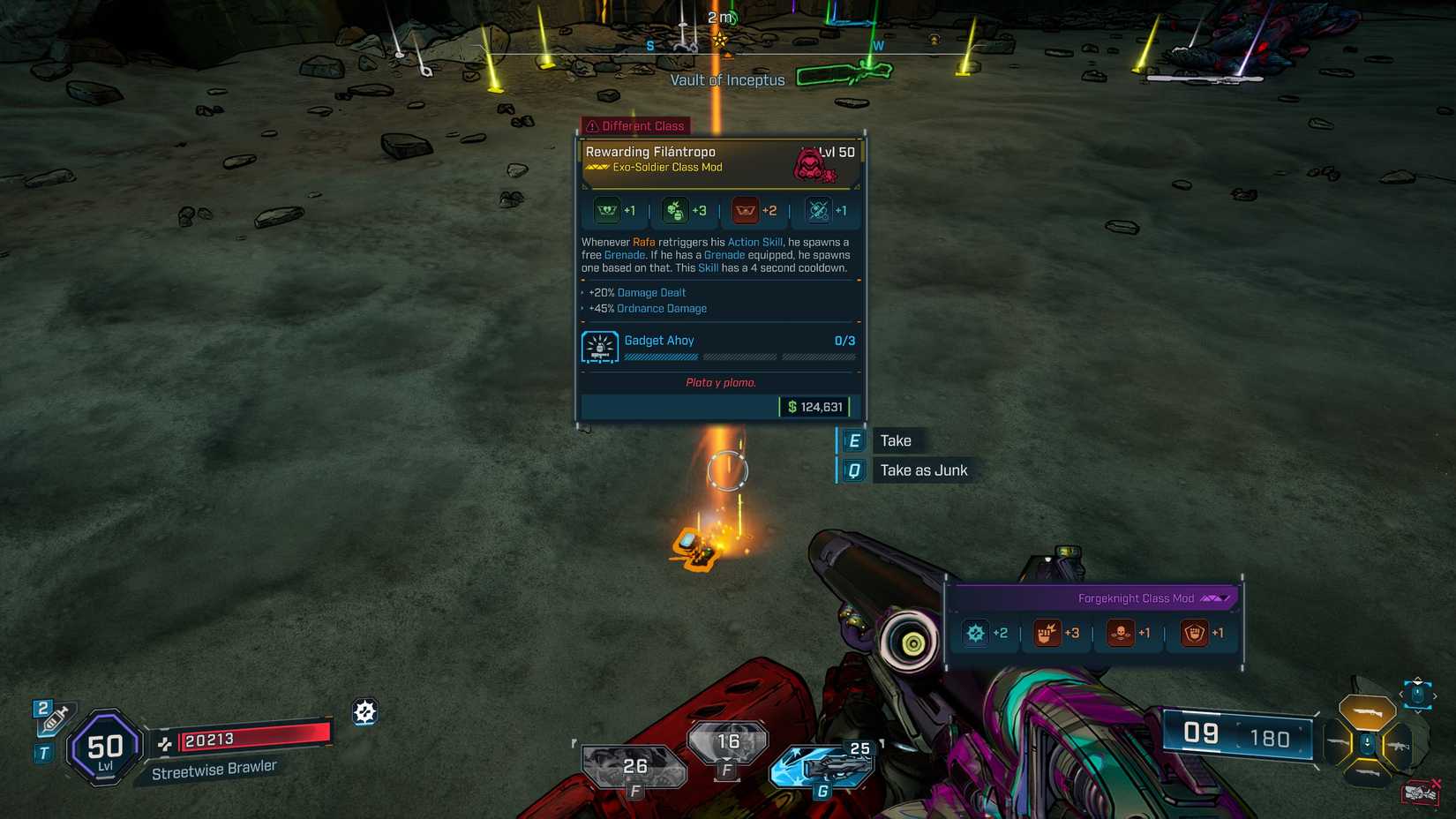 Legendary class mode falls