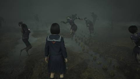 A scarecrow puzzle in Silent Hill f