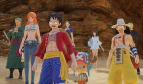 A scene featuring character in One Piece Odyssey