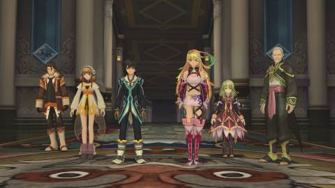 A scene featuring characters in Tales of Xillia Remastered
