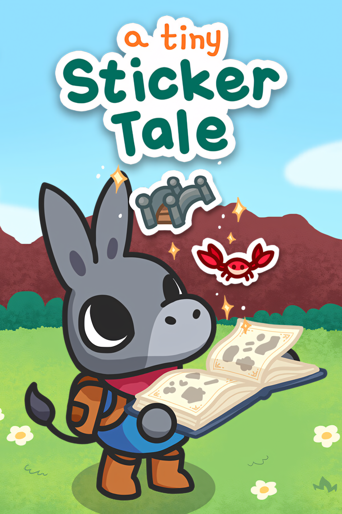 A Tiny Sticker Tale Tag Page Cover Art