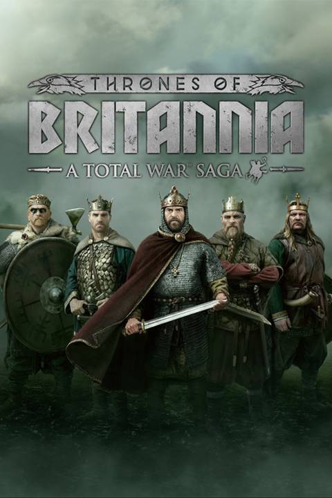 A Total War Saga Thrones of Britannia video game cover art tag