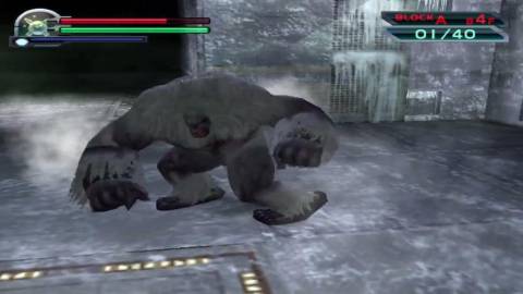 A yeti monster in Altered Beast