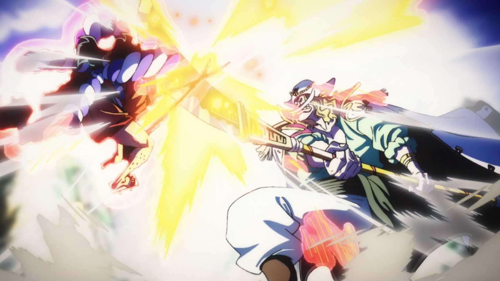 A young Whitebeard clashes with Kouzuki Oden - ​​One Piece