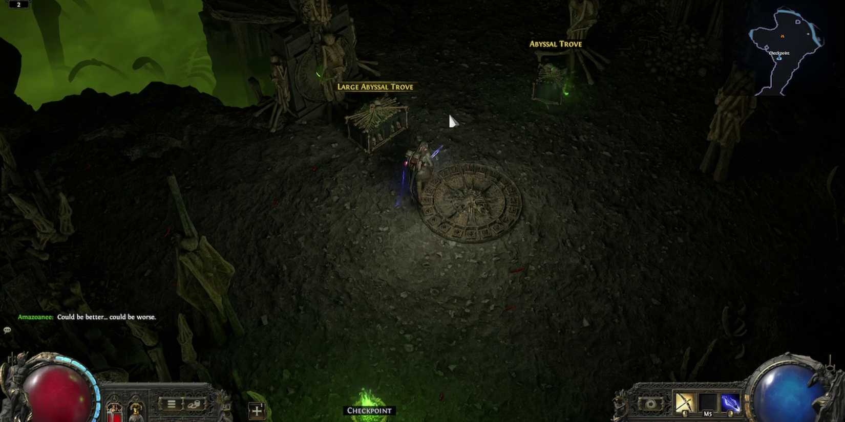 abyssal depths rewards in path of exile 2
