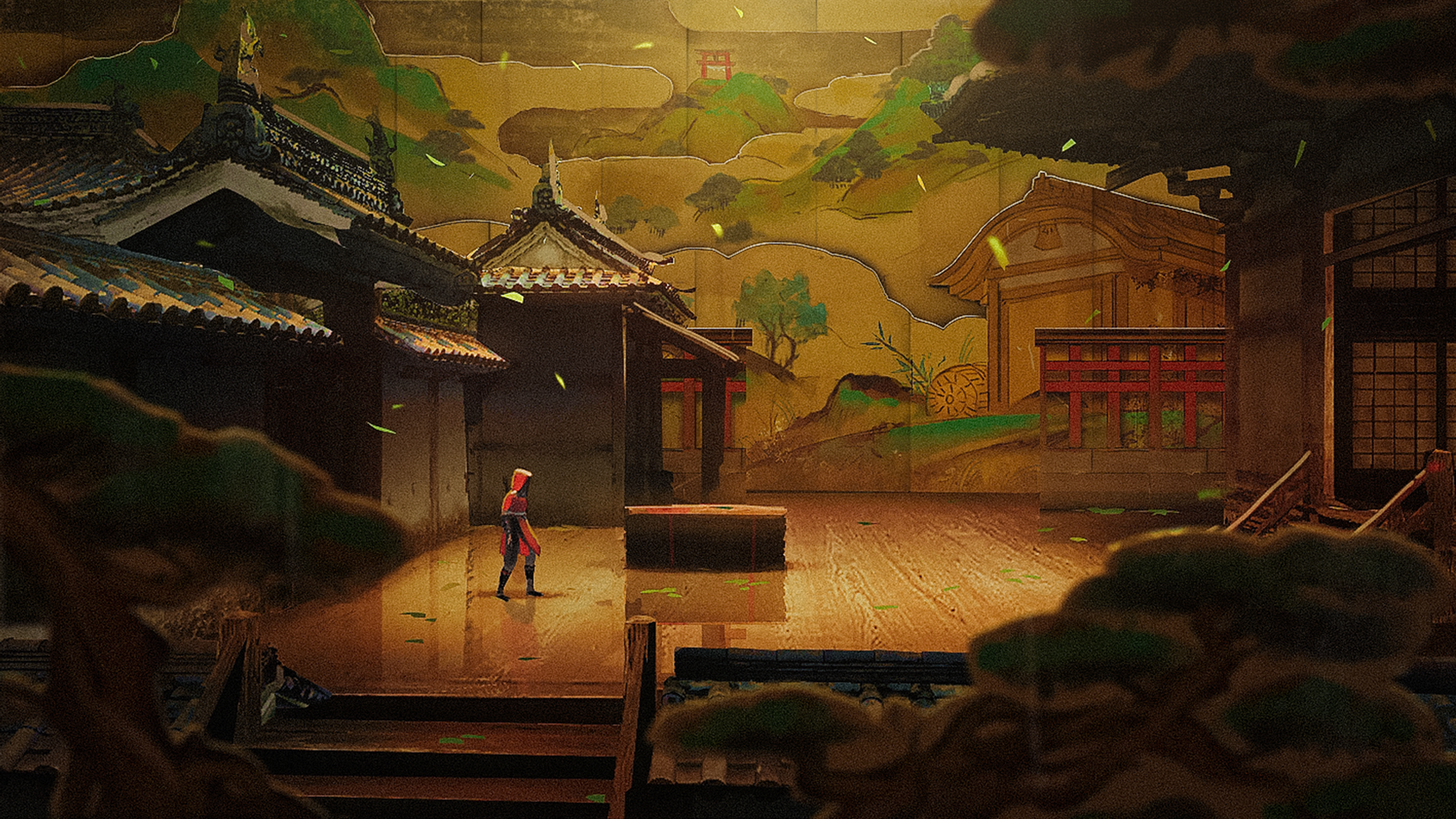 Claws of Awaji side-scroller screenshot