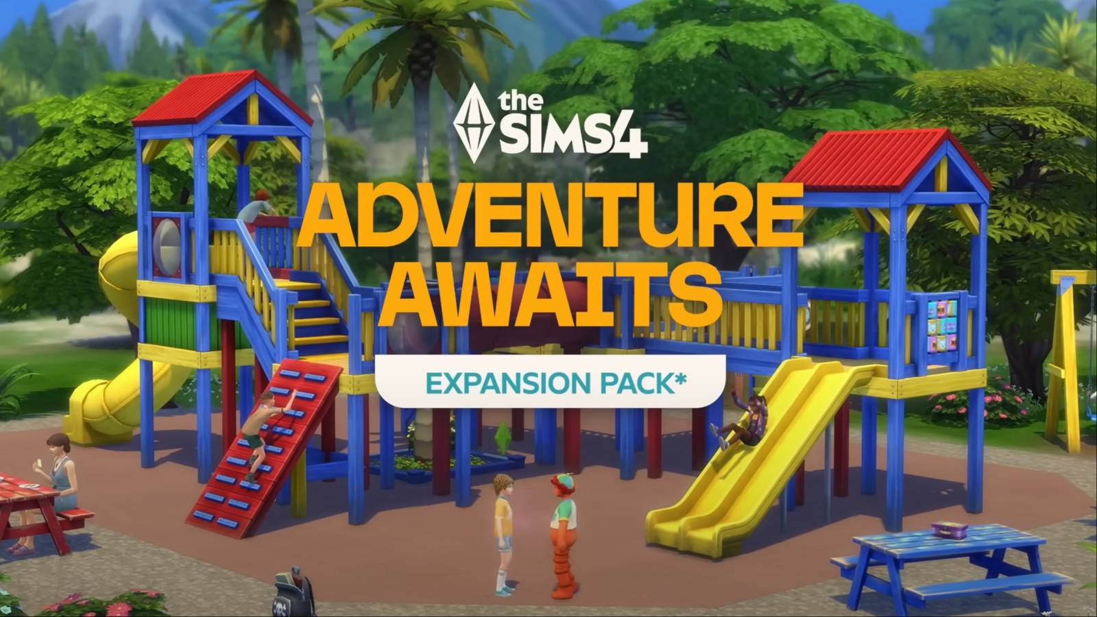 adventure awaits gameplay logo the sims 4