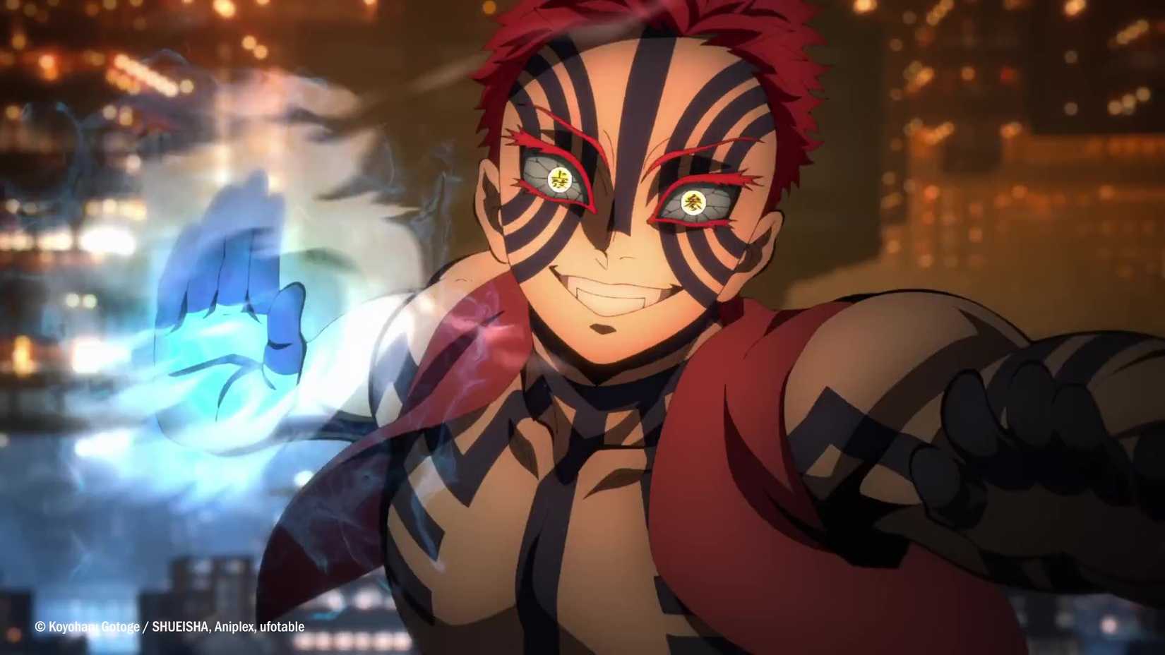 Akaza in Demon Slayer