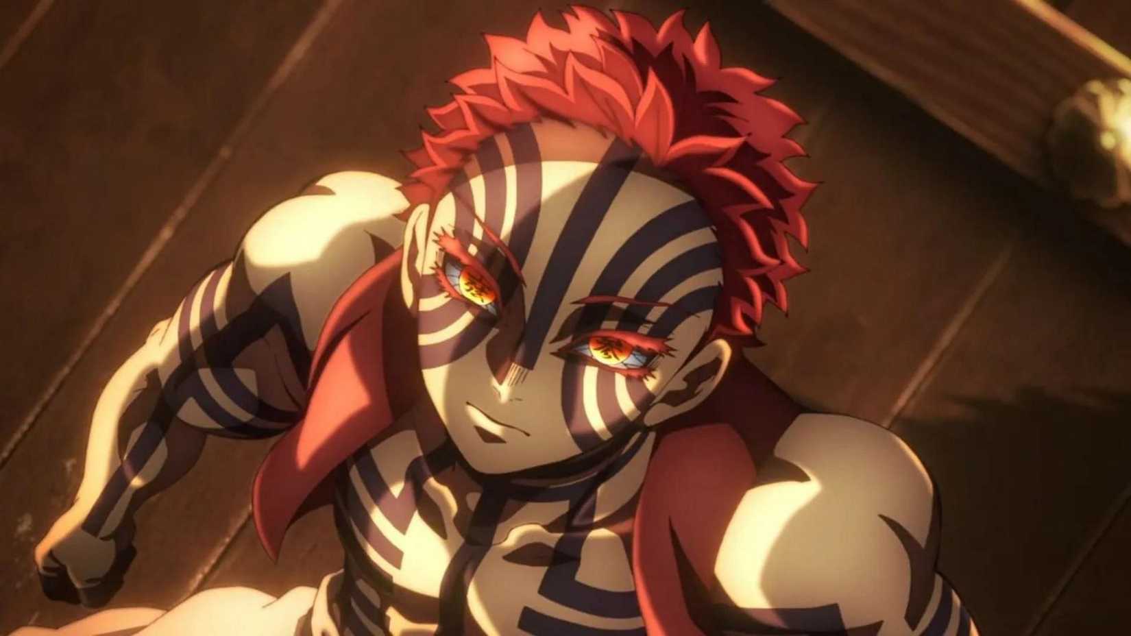 Akaza in Demon Slayer