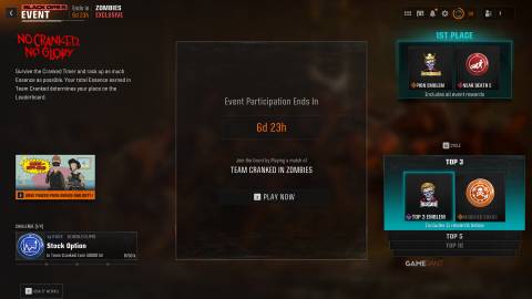 All No Cranked, No Glory Event Rewards in Black Ops 6 Zombies-1