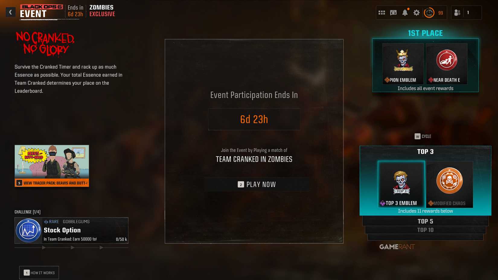 All No Cranked, No Glory Event Rewards in Black Ops 6 Zombies-1