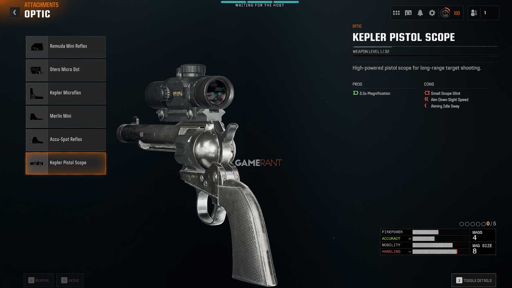 All Optics for the Gravemark .357