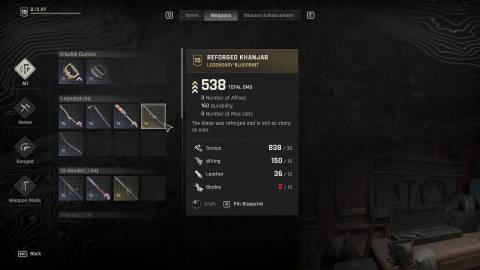 All Weapons blueprints Dying Light The Beast