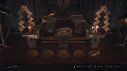 An alter puzzle in Silent Hill f