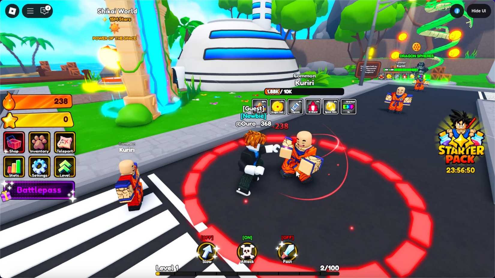 Anime Hunters Simulator player