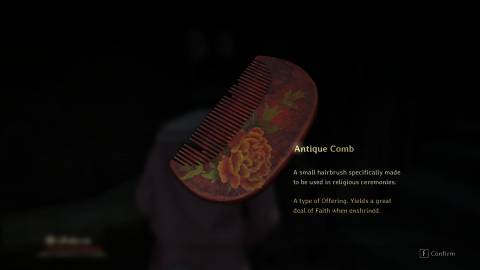 Antique Comb Silent Hill f