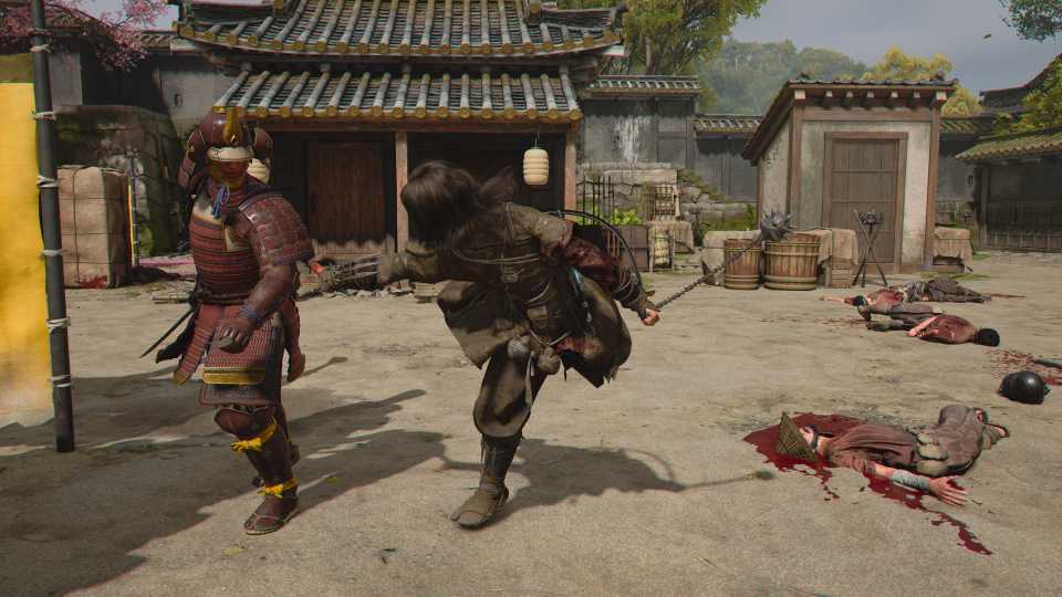 Attacking enemies as Naoe in Assassin's Creed Shadows