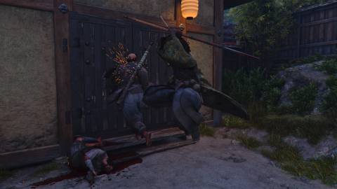 Attacking enemies as Yusuke in Assassin's Creed Shadows