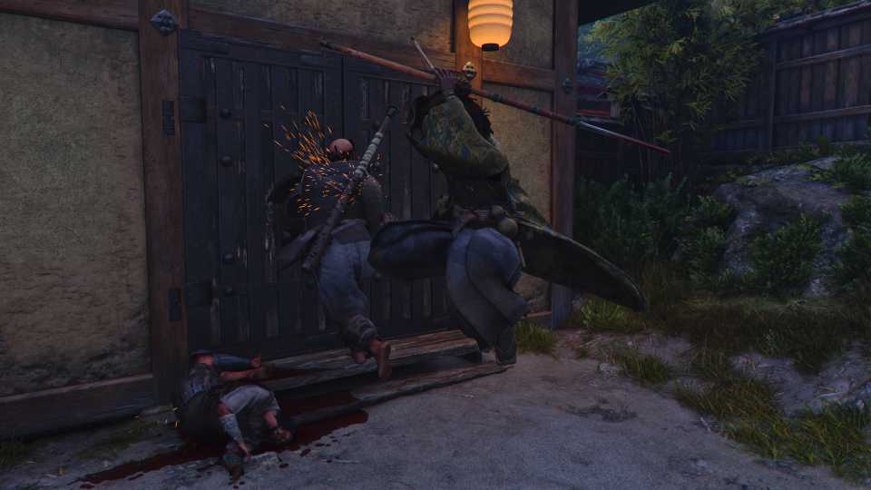 Attacking enemies as Yusuke in Assassin's Creed Shadows