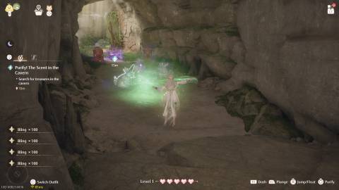 Attacking enemies in Infinity Nikki