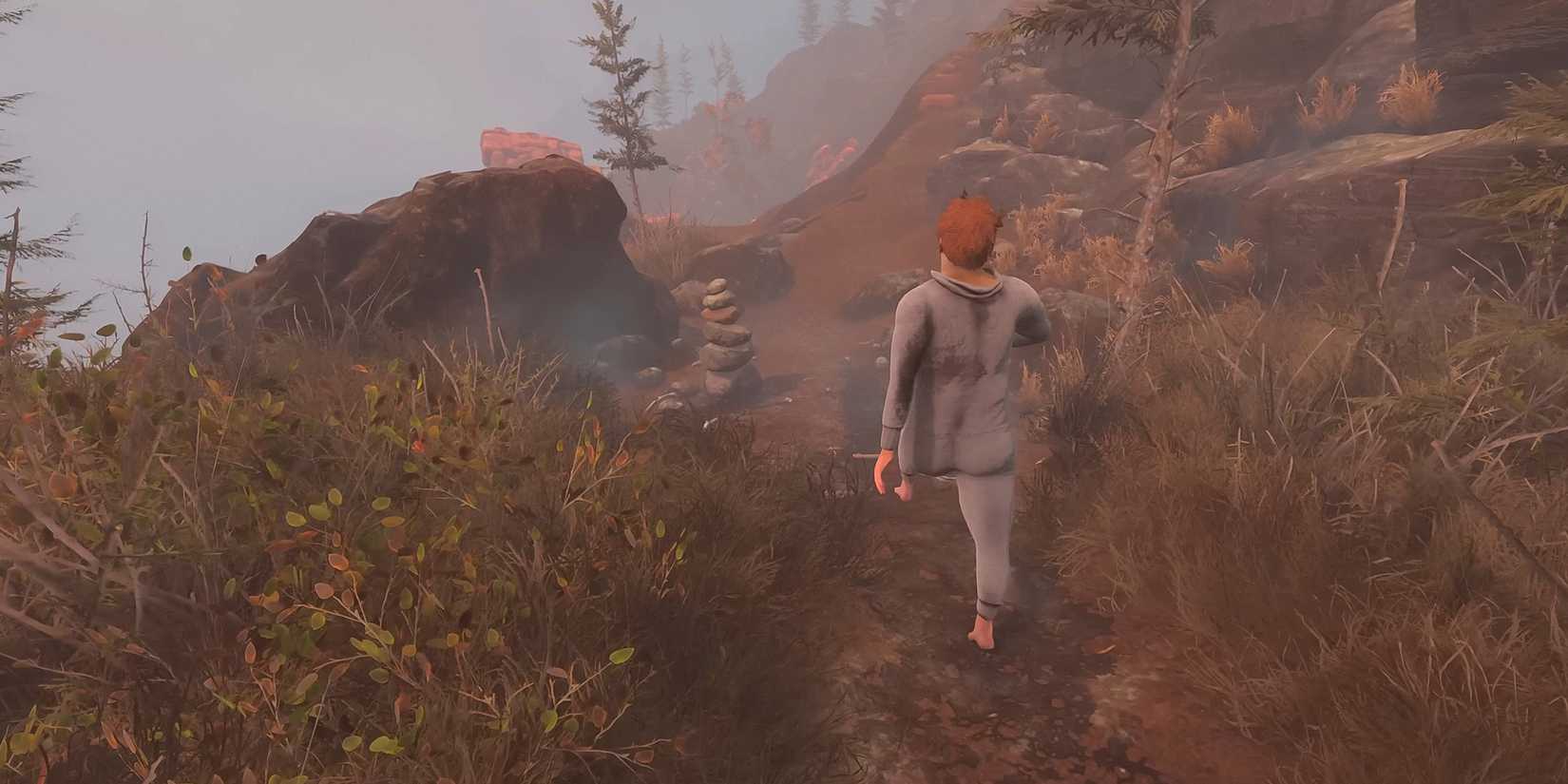 baby-steps-game-rant-advance-gameplay-nate-walking-down-path