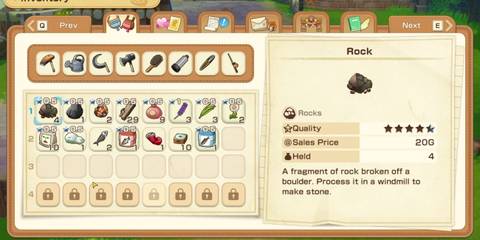 bag expansion story of seasons grand bazaar