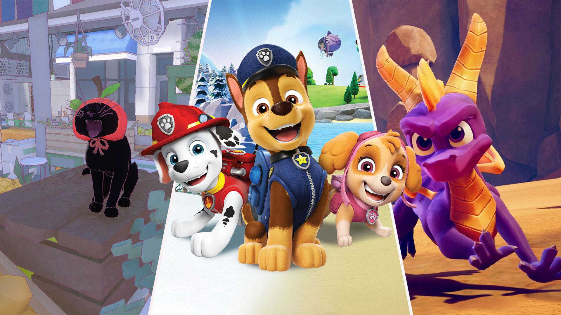 best games pass for kids spyro, paw patrol