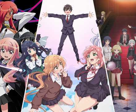 best harem anime ever 100 girlfriends, trinity seven, familiar of zero