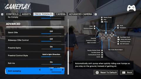 best settings to pump in skate 4