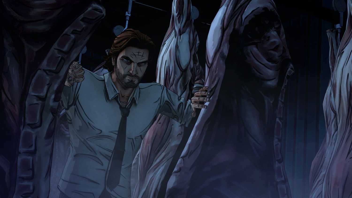 Bigby menjelajahi area - The Wolf Among Us