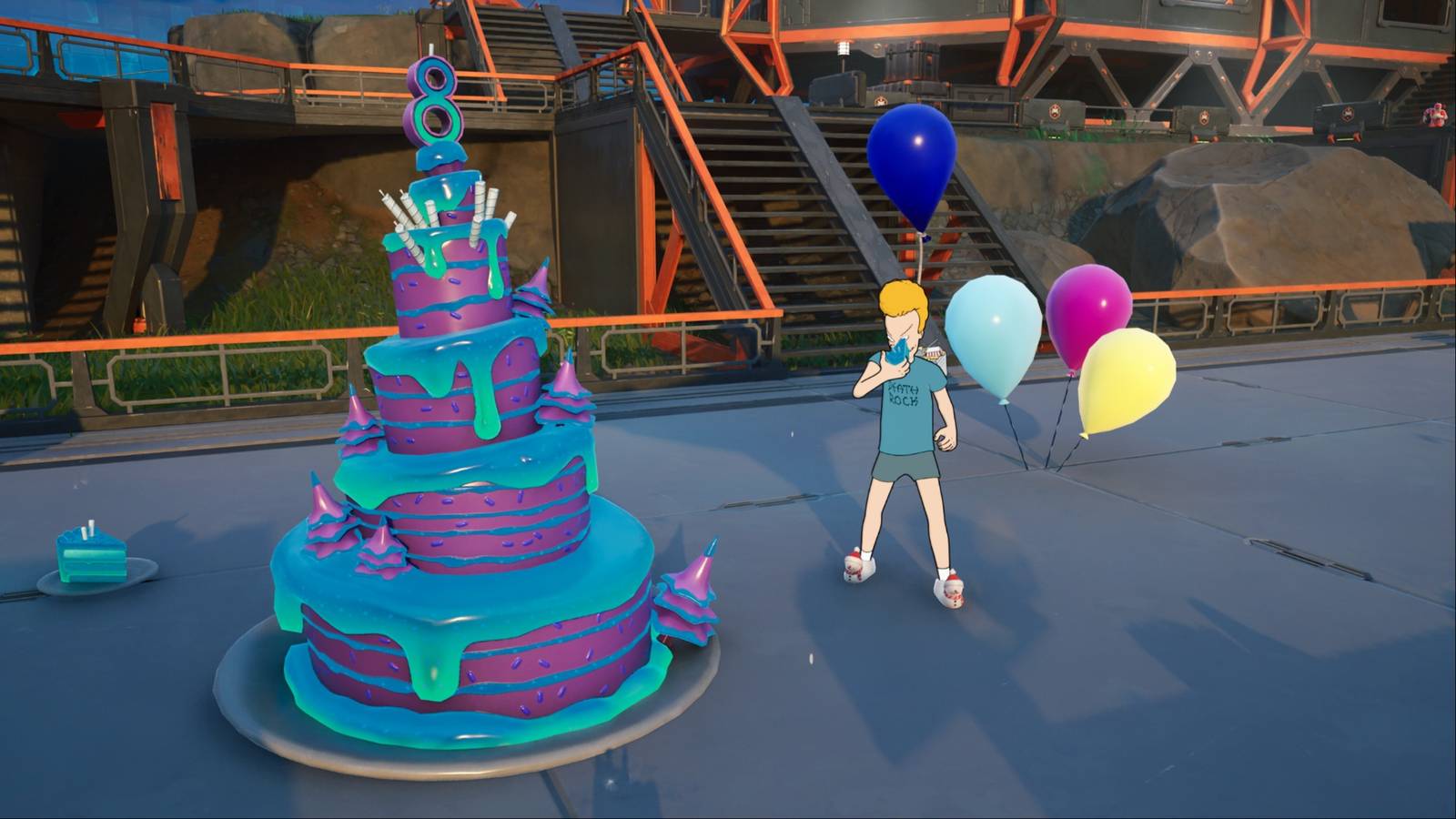 birthday cake fortnite