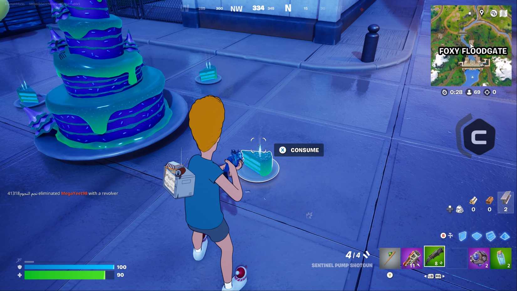 birthday cake slice fortnite