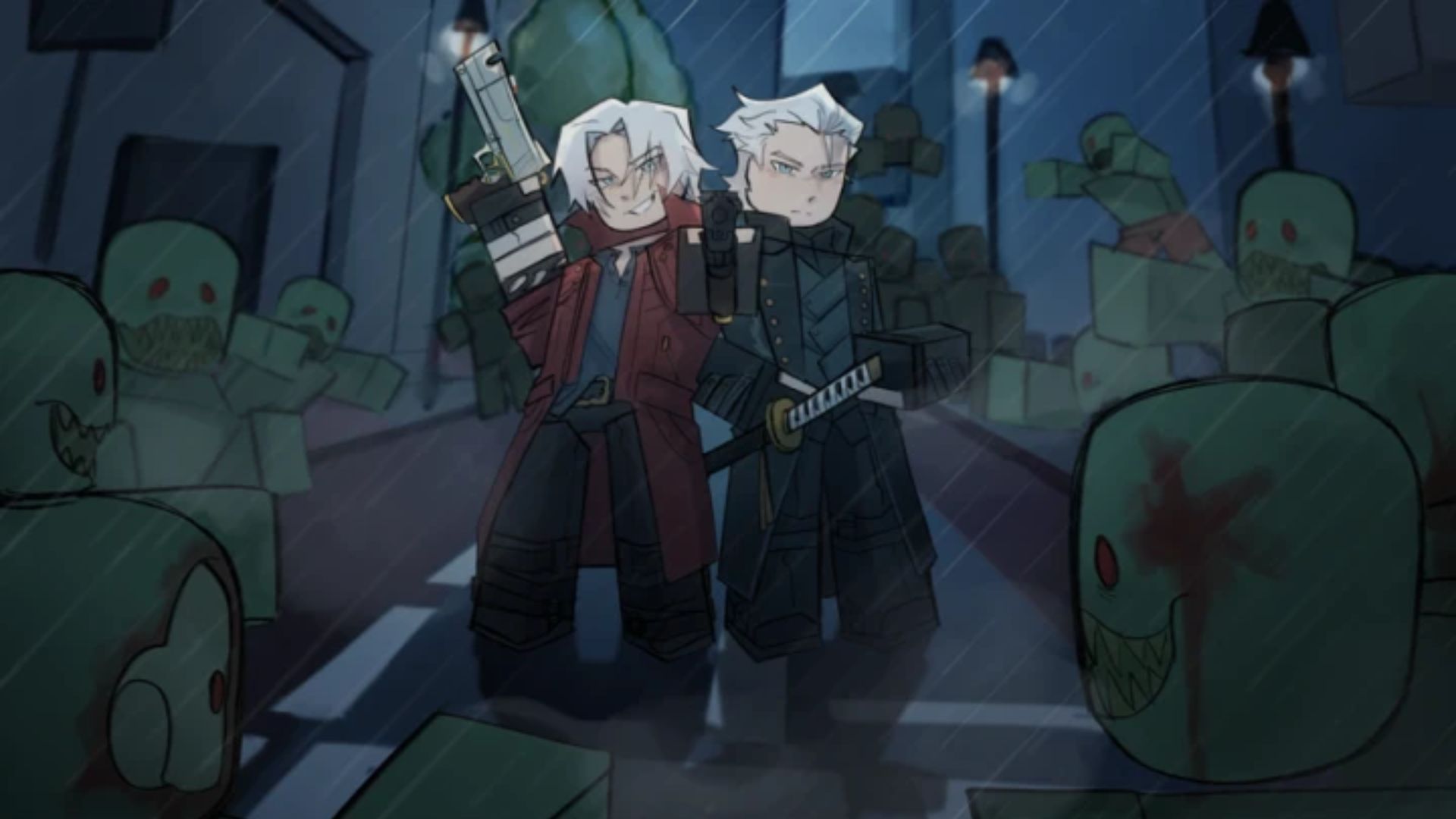 Blade X Zombies characters