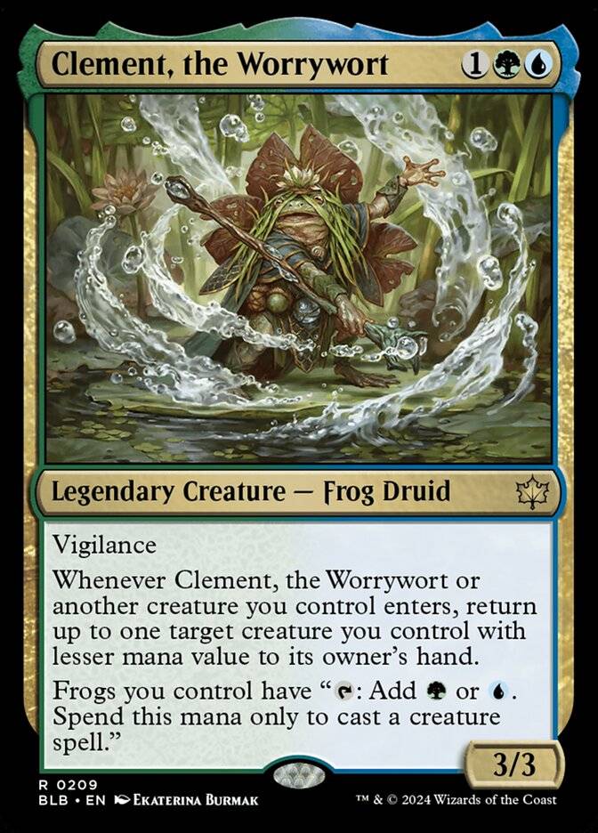 blb-209-clement-the-worrywort-mtg-magic