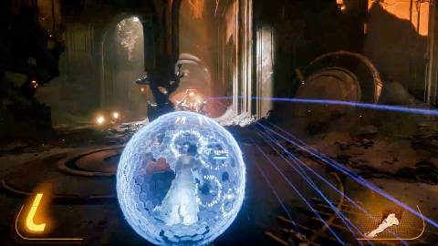 Blocking attacks with a shield in Saros