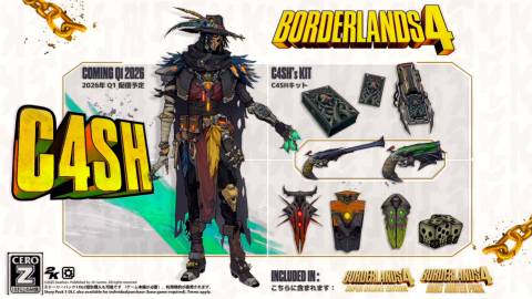Borderlands 4's C4SH was revealed alongside some significant hints