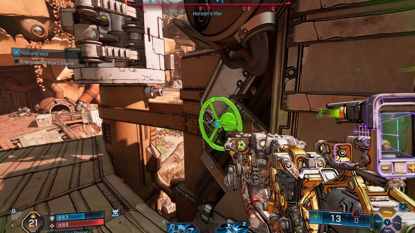 Borderlands 4 Null and Void Turn First Valve Energize Starboard Engine