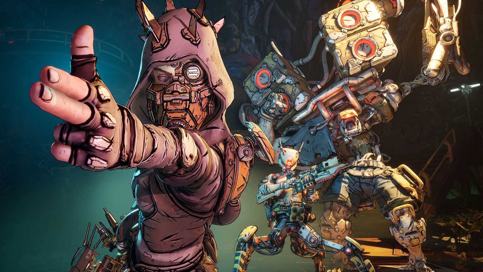 Borderlands 4 promo art bandit finger gun