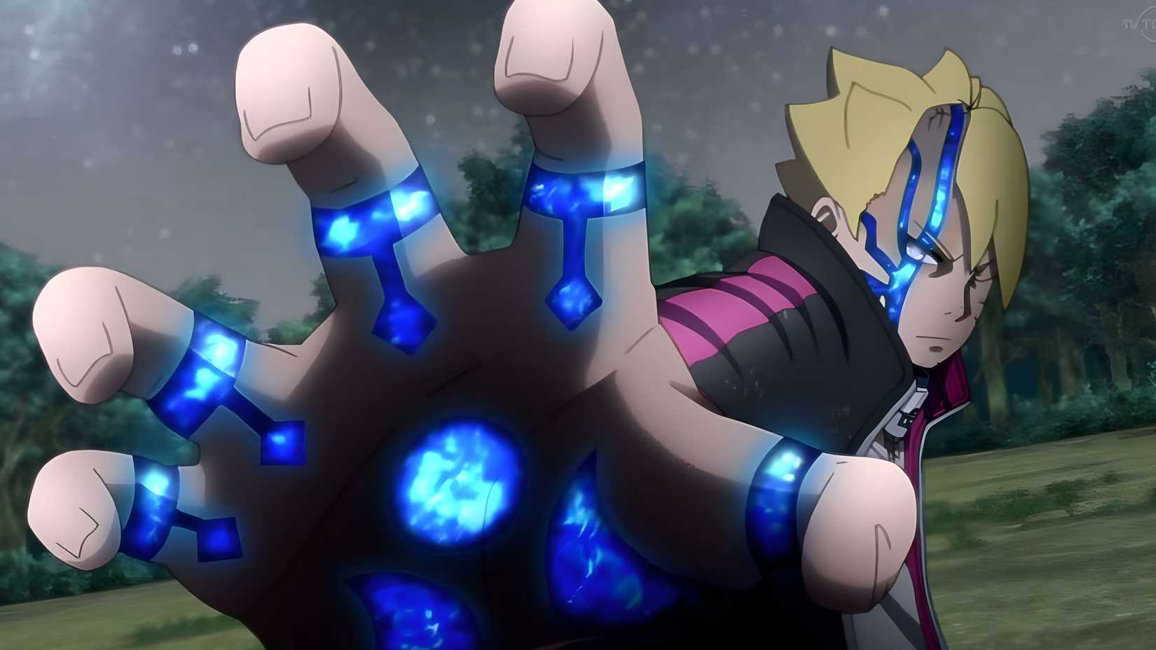 boruto momoshiki using karma