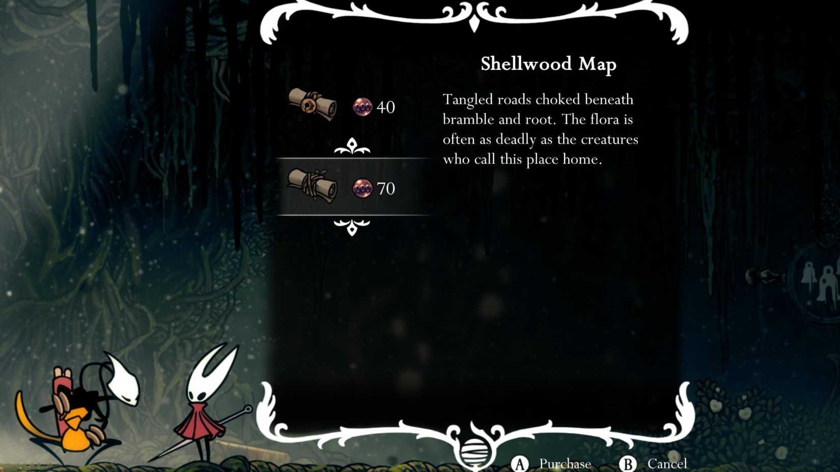 Buy Shellwood Map from NPC Silksong