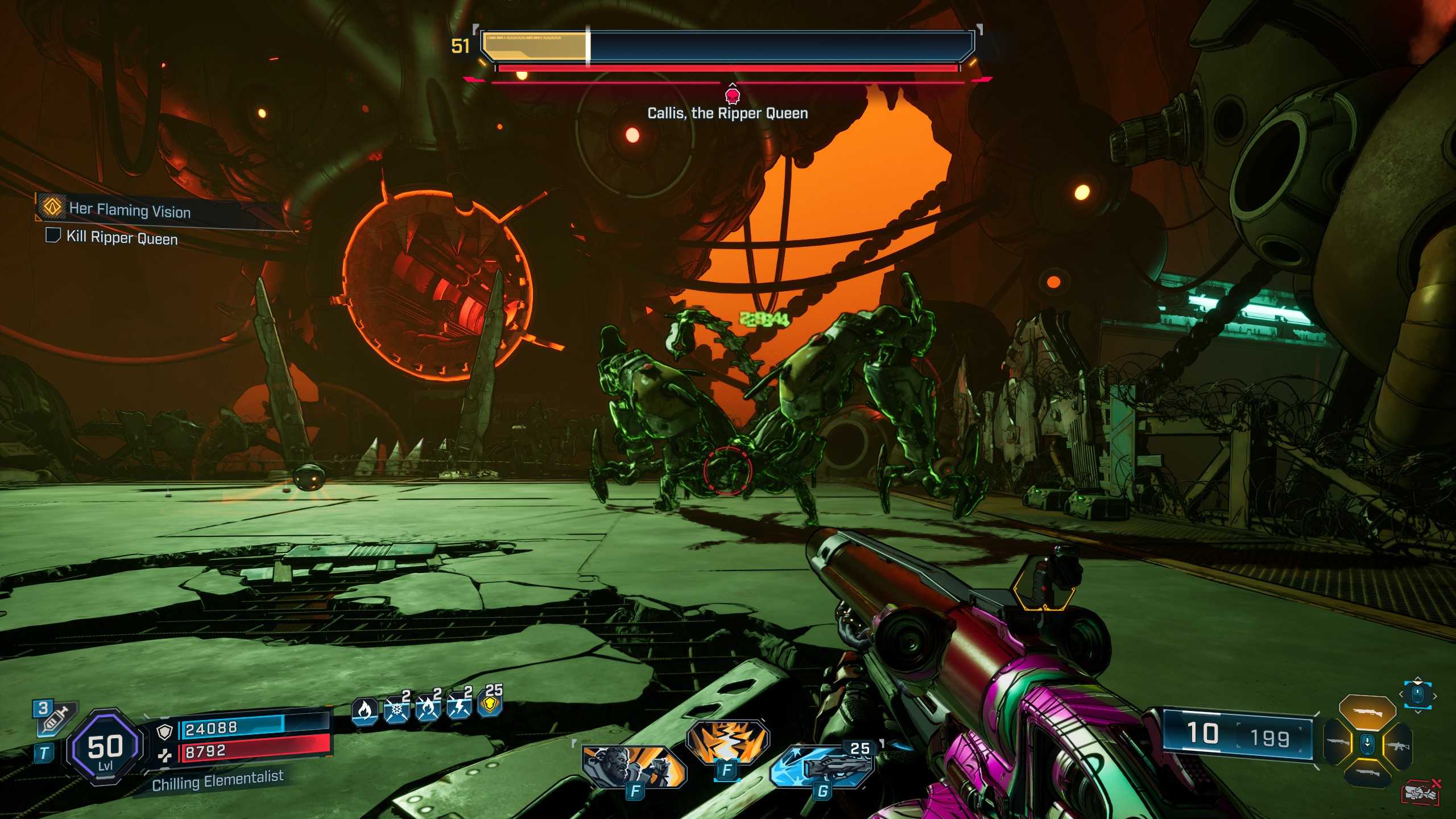 Callis Her Flaming Vision Walkthrough in Borderlands 4